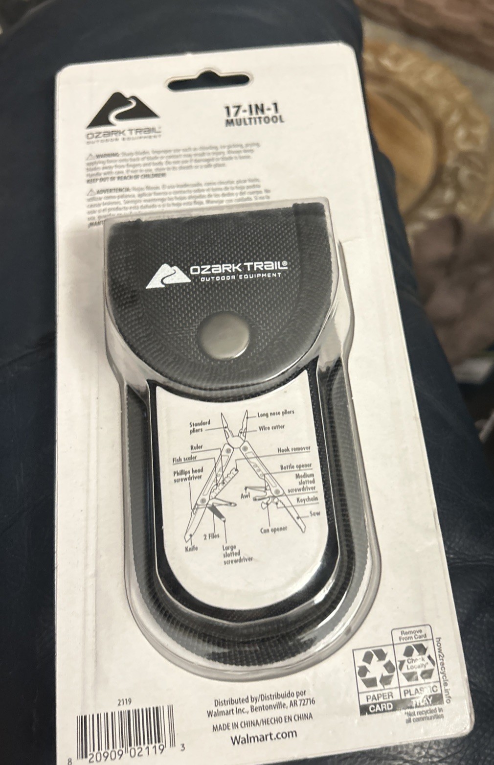 OZARK TRAIL Outdoor equipment 17-In-1 Multitool 2119, New!
