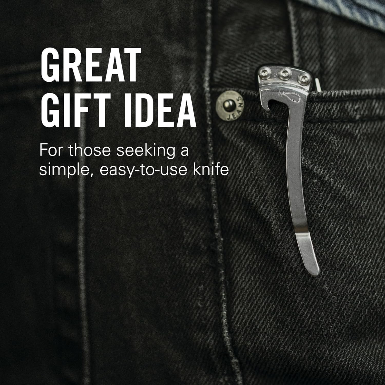 LEATHERMAN Skeletool KB Pocketknife Straight Edge Blade & Bottle Opener, Black