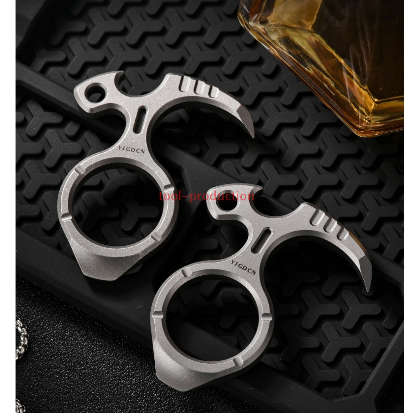 Titanium Alloy EDC Multi Tool Bottle Opener Outdoor Camping Pocket Gear