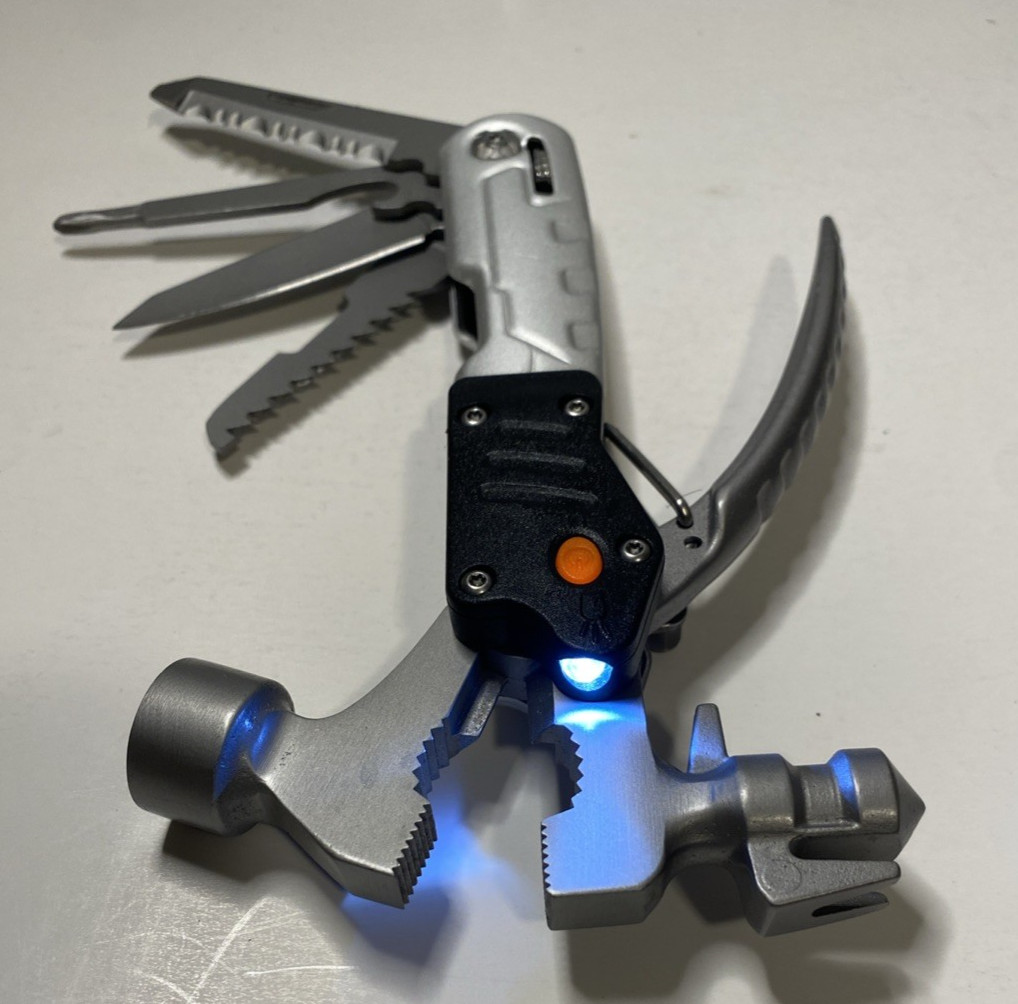Outdoor Multifunctional Hammer Multitool 16-in-1 Folding Knife Tool