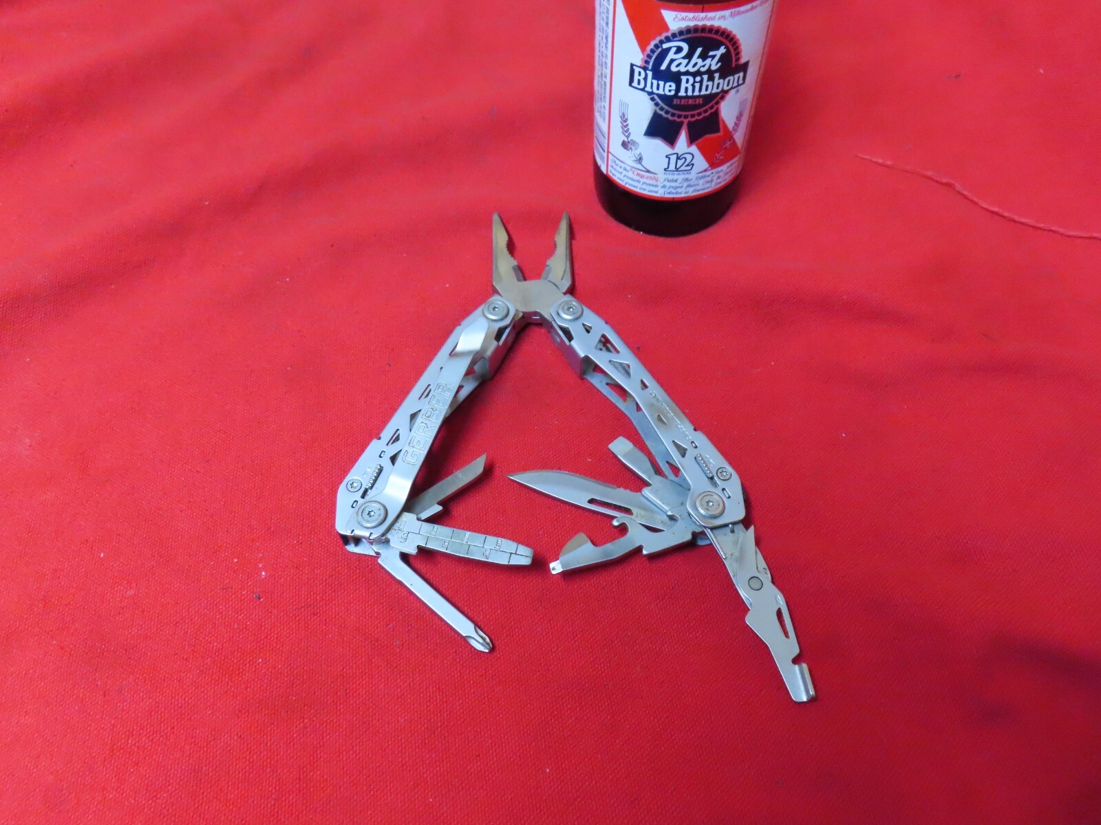 Gerber Suspension NXT Multi-Tool,Vtg,SS,Long Nose,w/o case,~GD+🤠🤠🤠G10.20.24