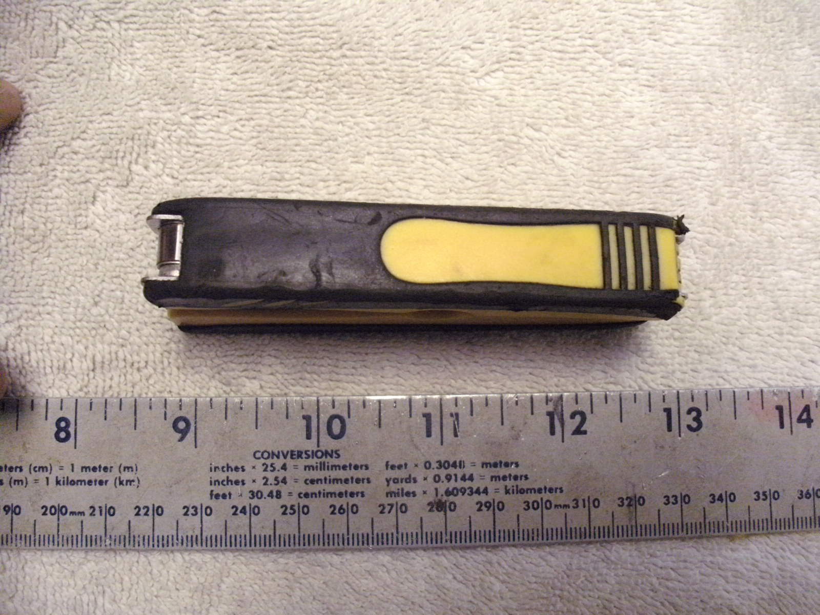 Yellow Handled Multi Tool , Unknown Maker ,See Pictures