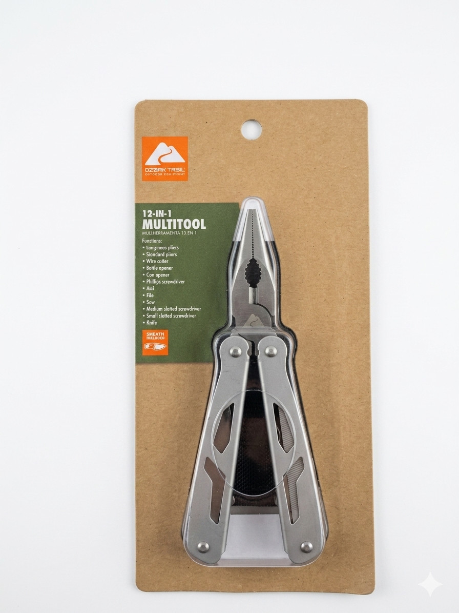 Ozark Trail 12-in-1 Multitool – Brand New in Package with Sheath Lot of 2