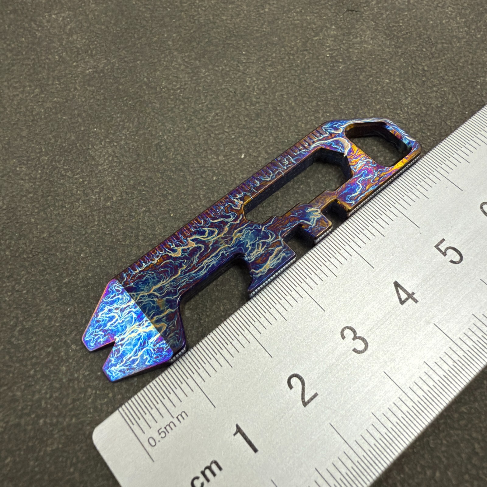 RIHE Design TC4 Titanium Rod EDC Bottle Opener Crowbar -Color