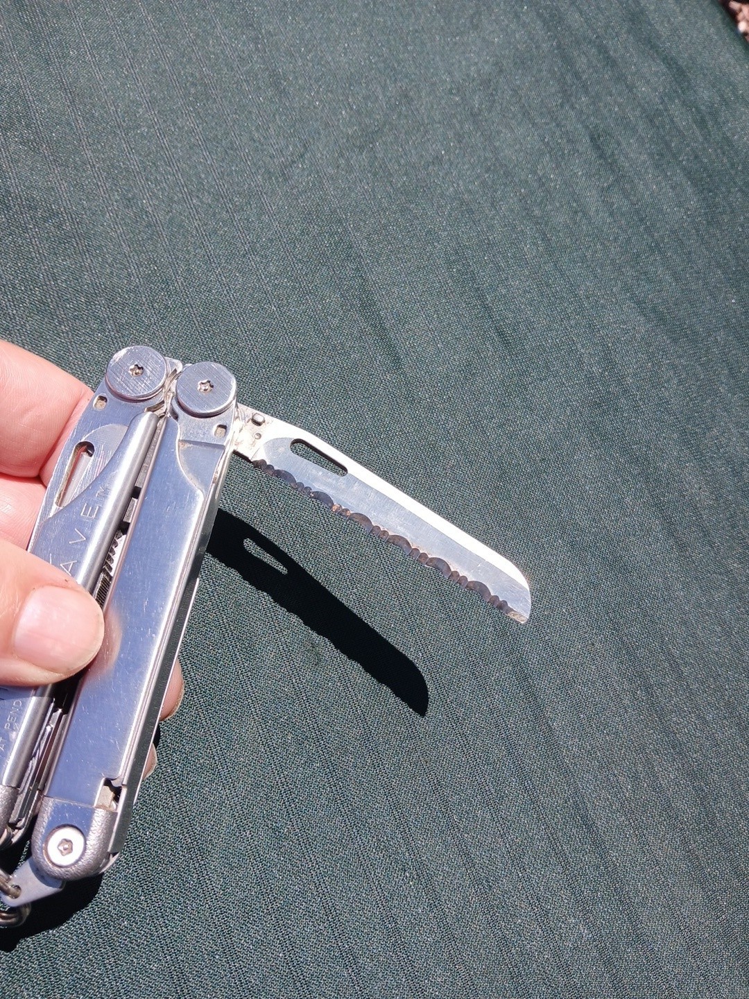 OG Leatherman Wave Multi Tool w/ Brown Leather Case Minty (H)