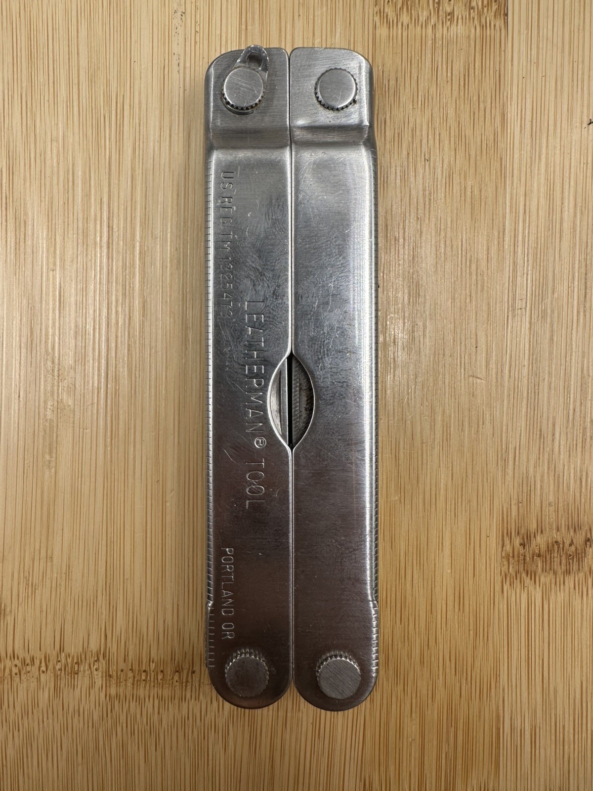 Vintage Leatherman PST Silver Multitool with Marlboro County Store Branding USED