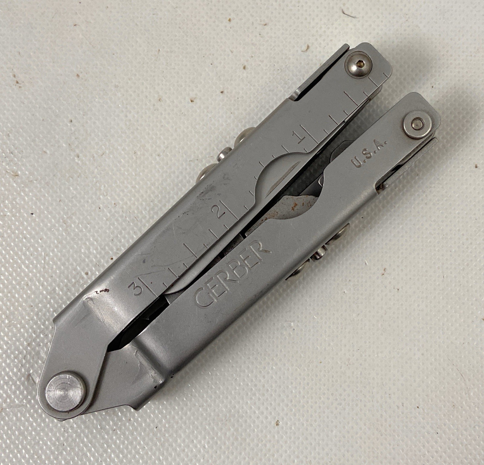 🌟Gerber USA MP400 Blunt Nose Multi-Tool, Pliers, Knife, **BROKEN CAN OPENER**