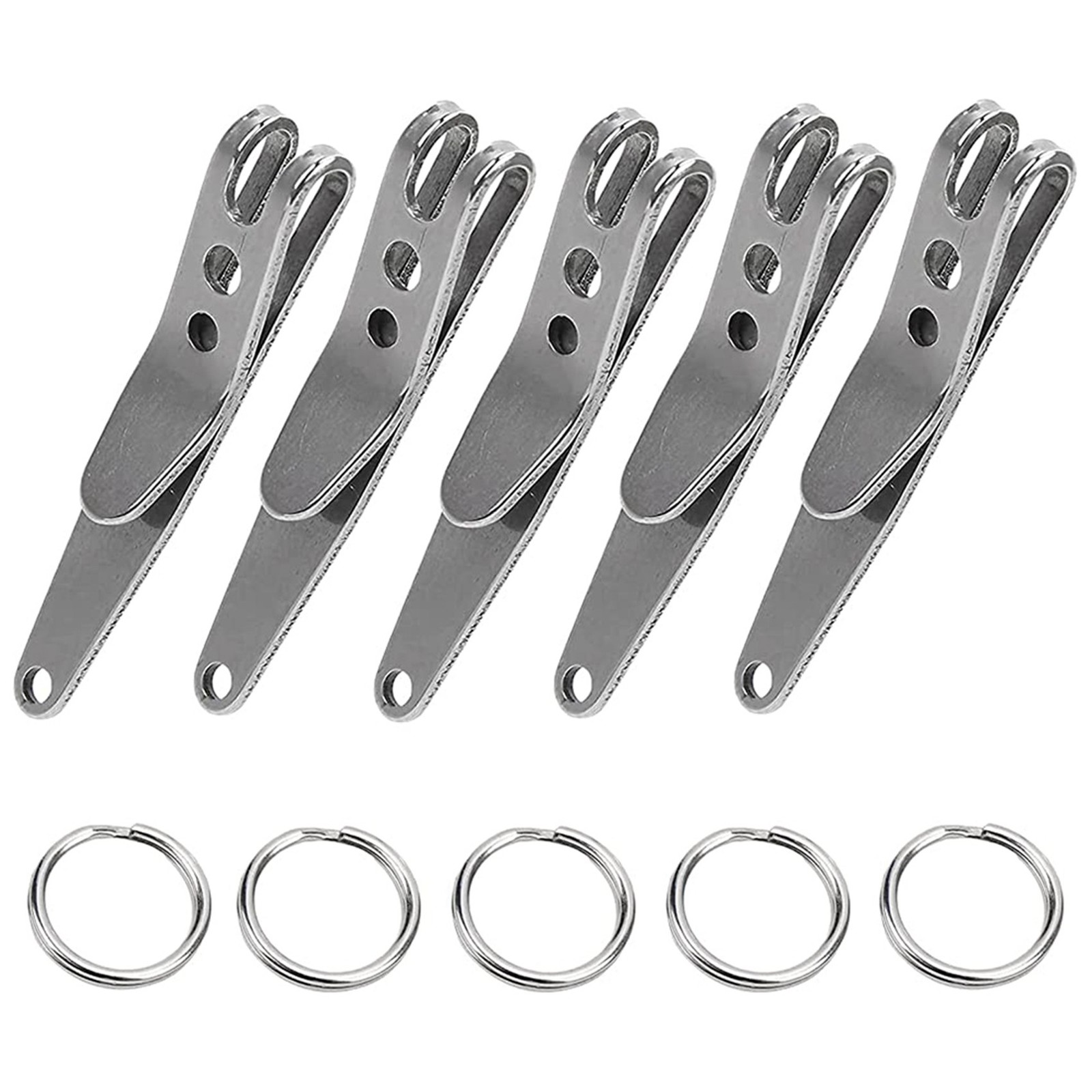 2X Multi-Purpose Clip Keychains Suspension Clip Tool with Carabiner Perfect9246