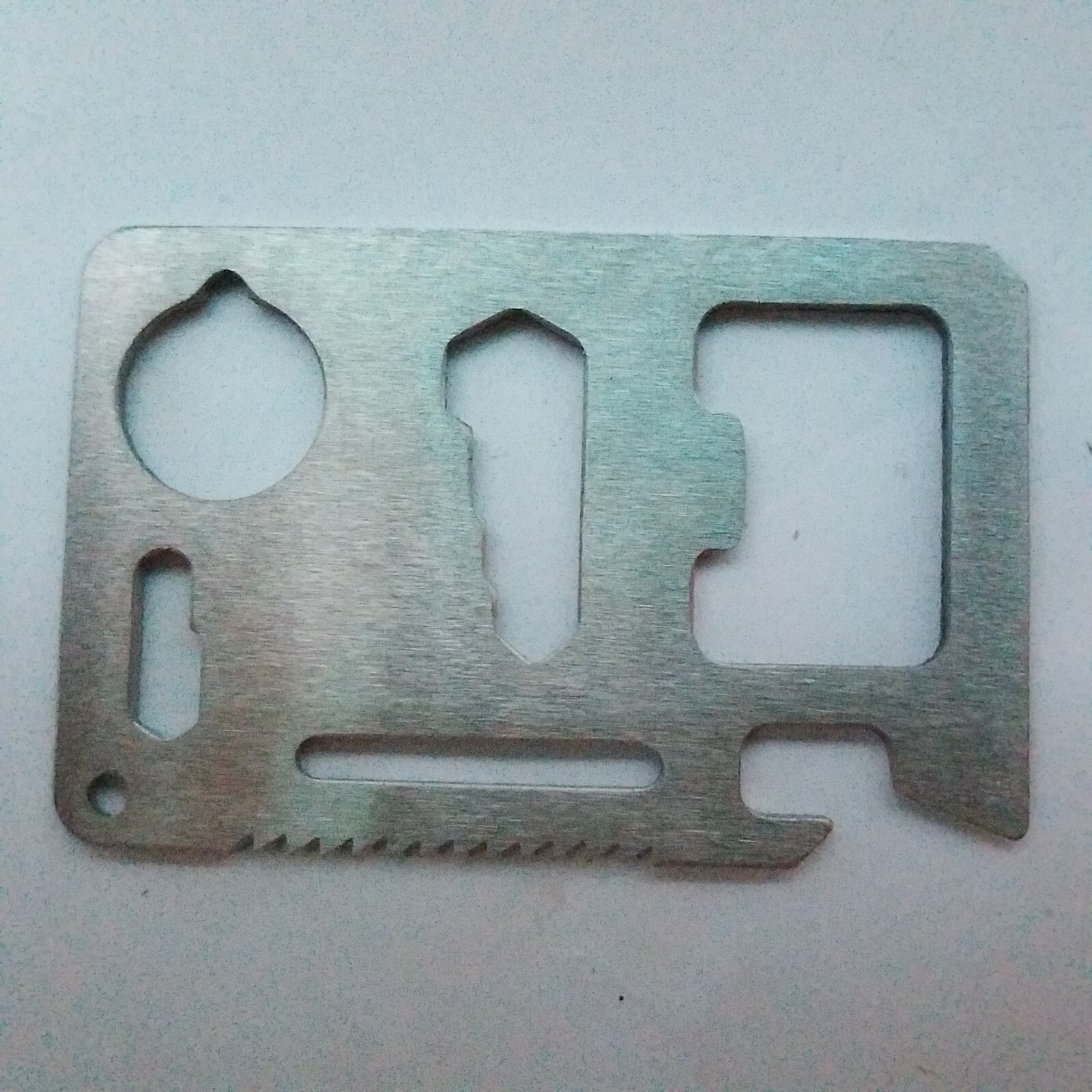 Stainless Steel Multipurpose Pocket Survival Tool Credit Card