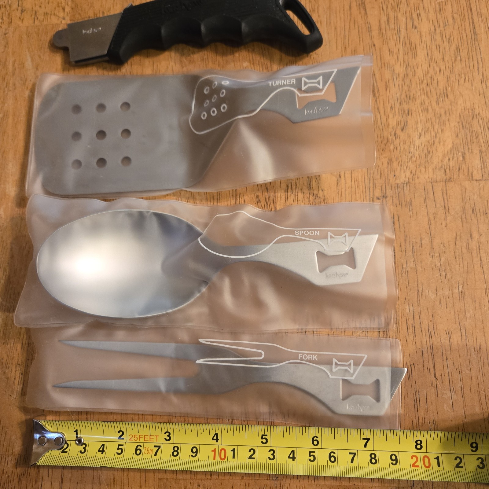 Kershaw Camp Tools Utensils w/Case Made In Japan Camping