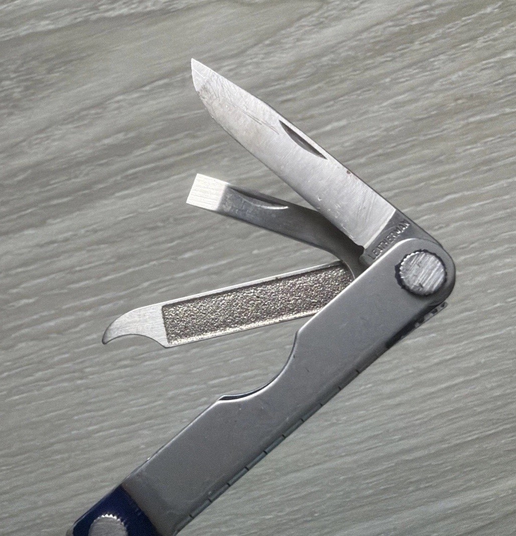 Leatherman Micra Multi Tool Pre-owned Scissors Knife File Tools Drivers Openers