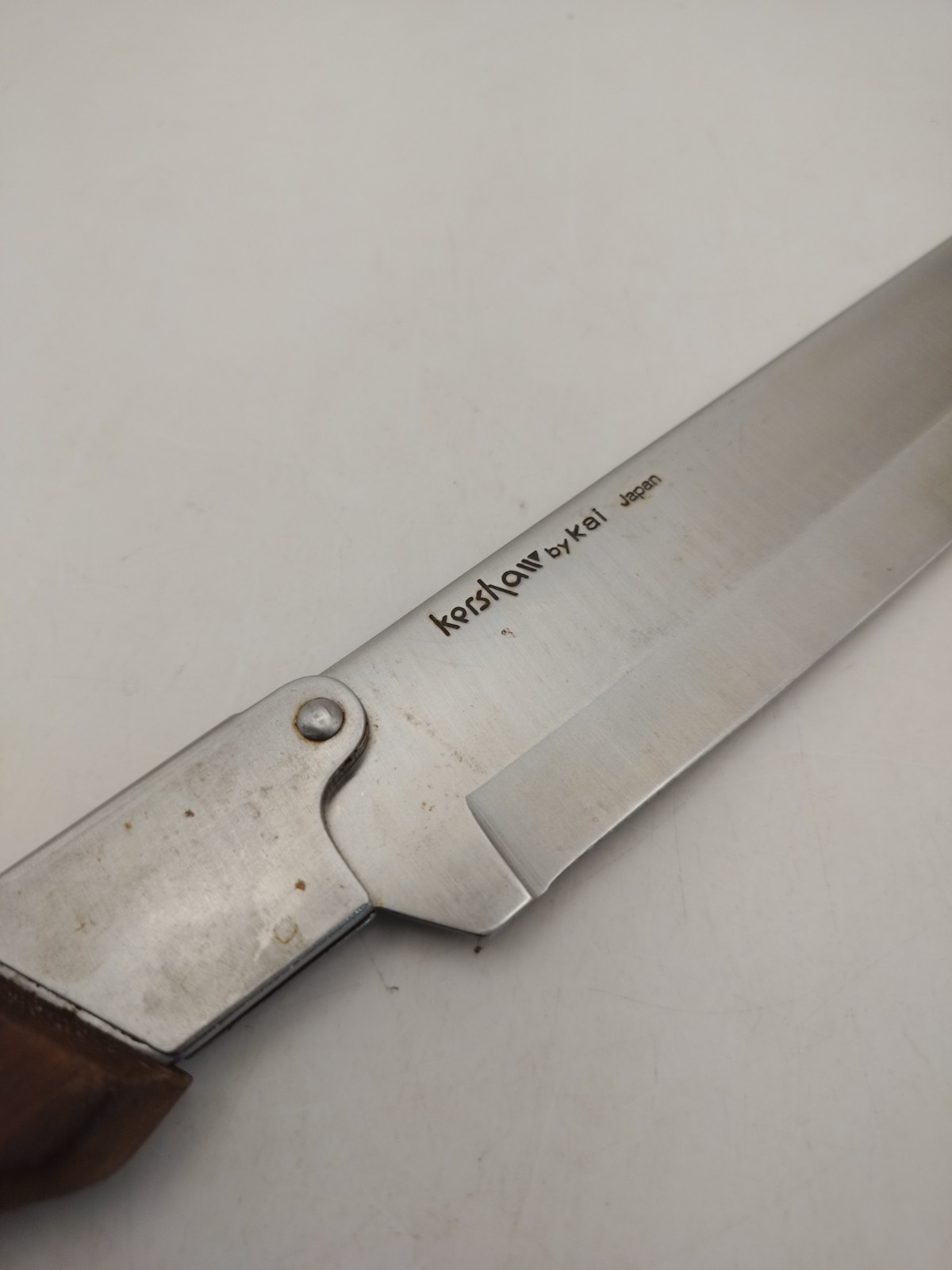 Kershaw by Kai Japan Detachable Blade Utility Camp Knife Wood Handle