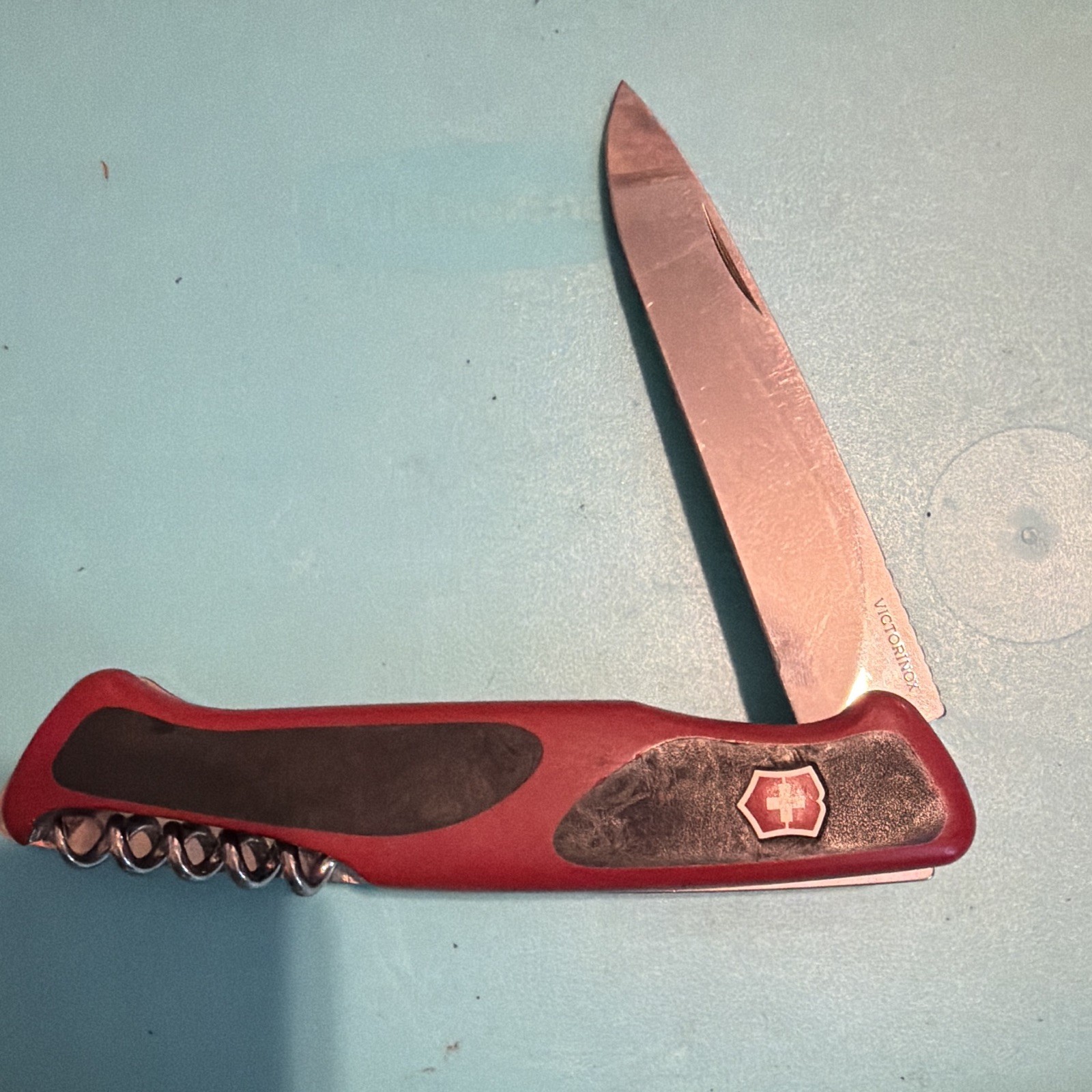 Victorinox Swiss Army 4-Tool Multi-Tool Knife w/ Corkscrew Red/Black