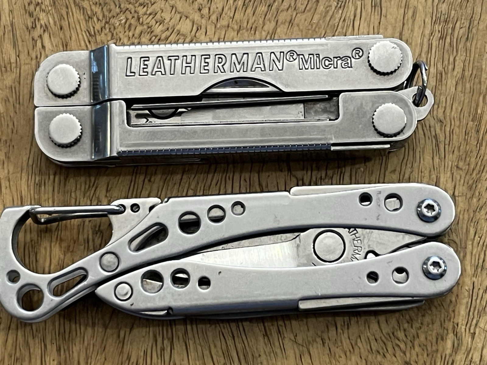 Retired Leatherman Style CS & MICRA Multi Tool Knife Excellent Cond. (Lot Of 2)