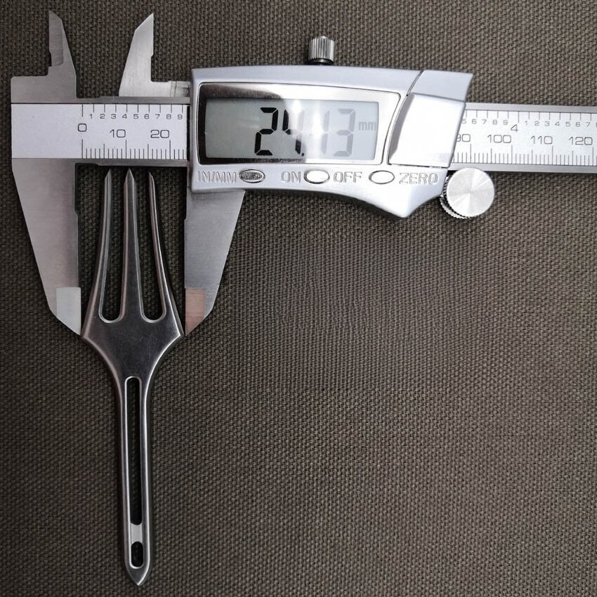 EDC TC4 titanium Multifunction Crowbar Harpoon fork outdoor camping tool