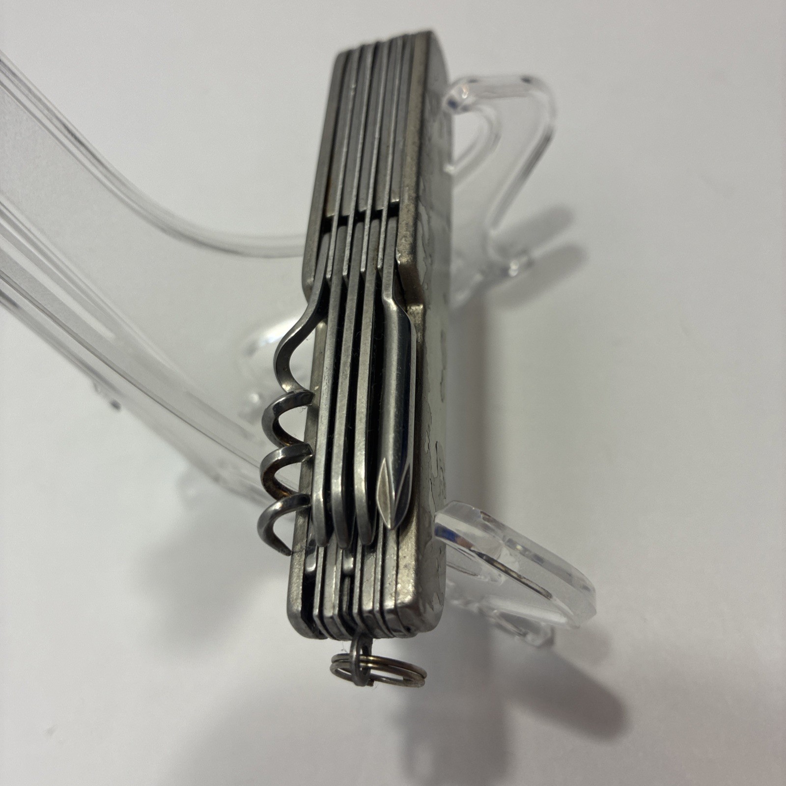 Pocket Multi Tool Swiss Type Knife Silver Army Camp Survival 11 Blades Stainless