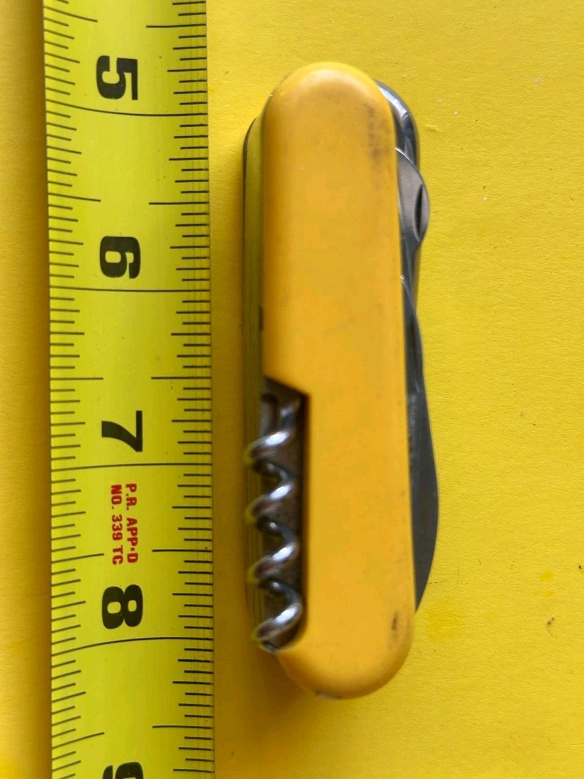 Wenger Swiss Rider Shredder 85mm Swiss Army Knife Snowboarding Tool Yellow Nice
