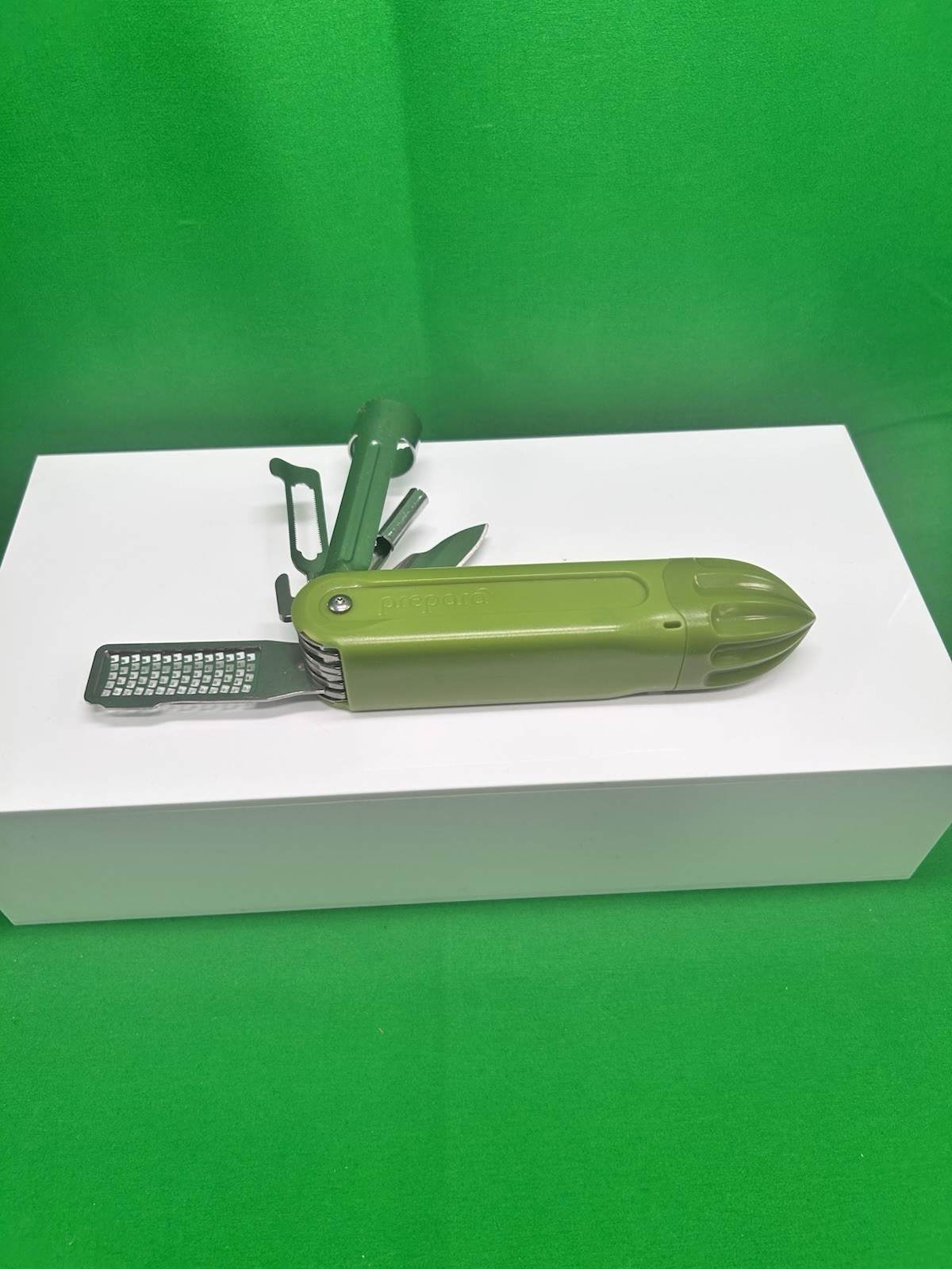 Prepara Multi Kitchen 6 Tool Green Camping and Hiking Foldable Tool