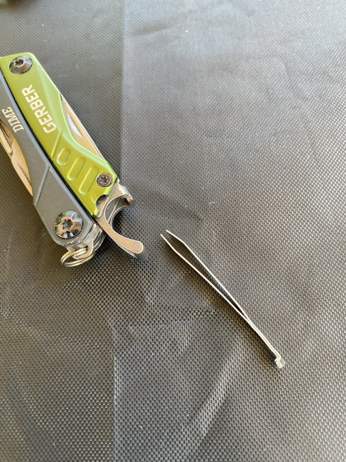 GERBER Dime Multi Tool & Keychain Knife Green Lanyard Zipper Pull L@@K L@@K!
