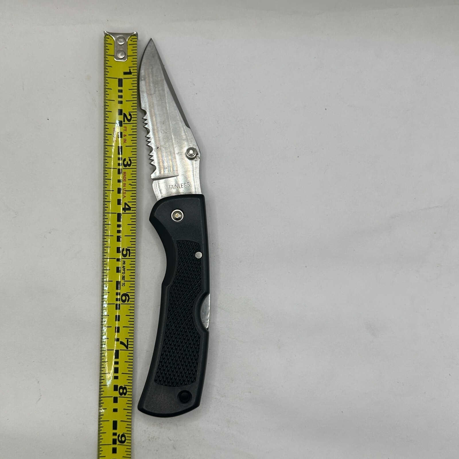 Tool Shop 4 inch Stainless Steel Lock-Back Pocket Knife