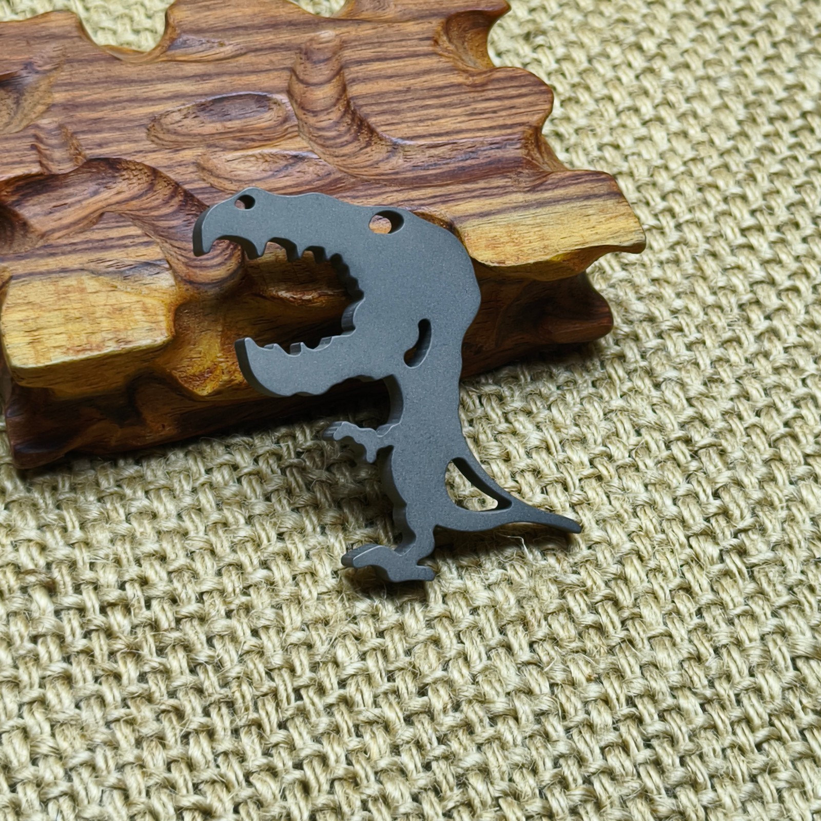 Opener EDC outdoor key chain pocket tools light Dragon REX dinosaur 5mm