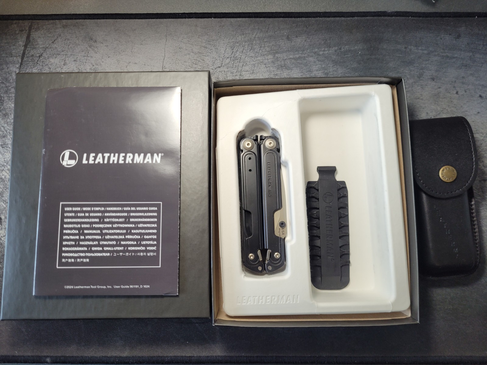 NEW Leatherman Arc Obsidian Multitool Limited Edition With Leather Sheath