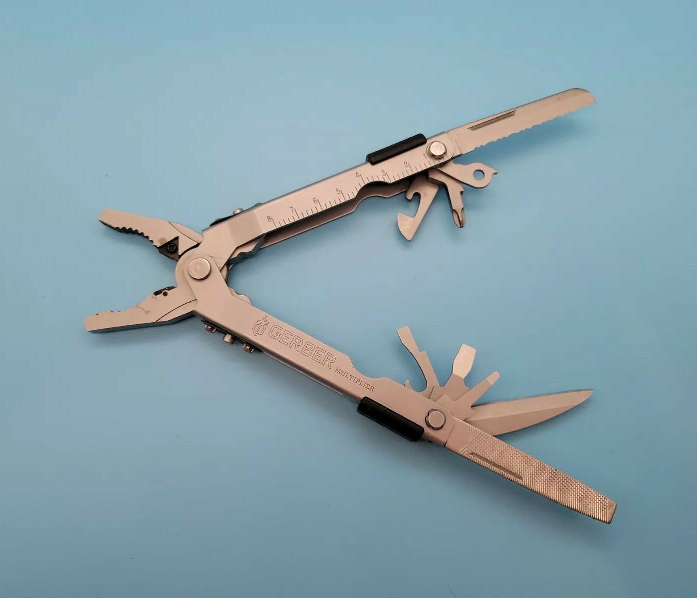 Gerber MP600 Multi-Plier Blunt Nose Multi tool Knife File SILVER
