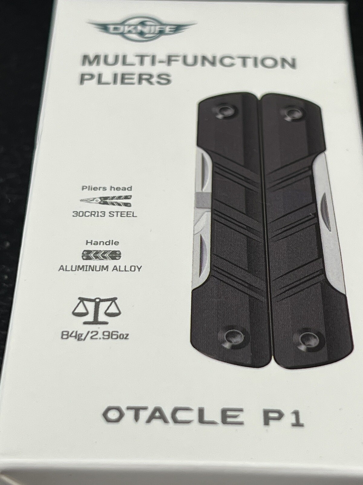Olight Otacle P1 Black 11-in-1 Multifunctional EDC Utility Tool, 30Cr13 Stainles