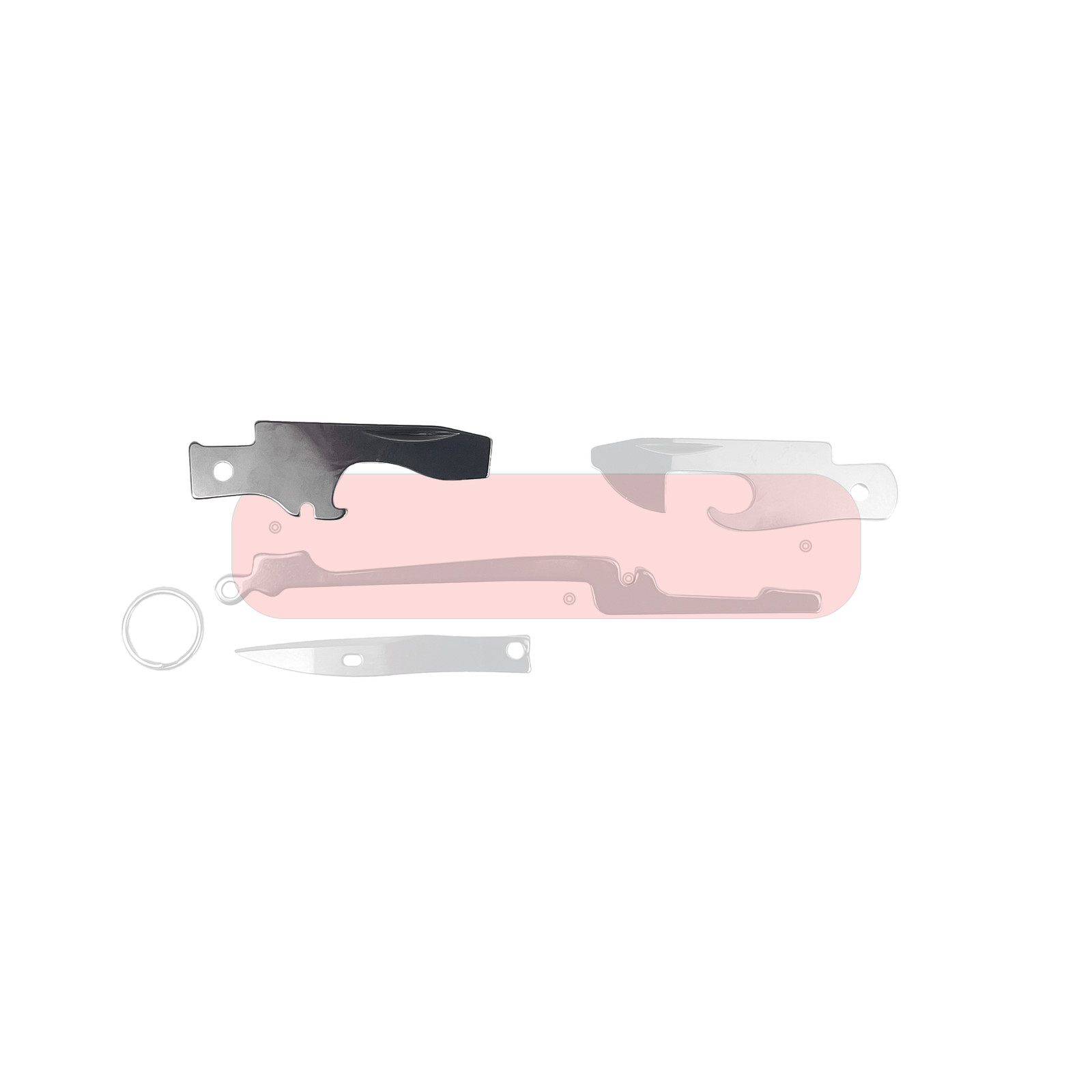 Parts from 91 mm Victorinox Swiss Army Knife: 1 Part For Mods or Repair