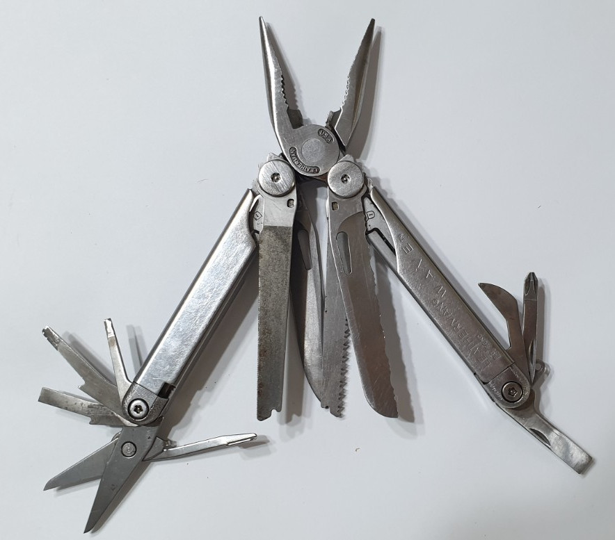 🔥🔥 Leatherman 1998 Wave OG Original Gen1 Leather Sheath Multi Tool Pat Pend