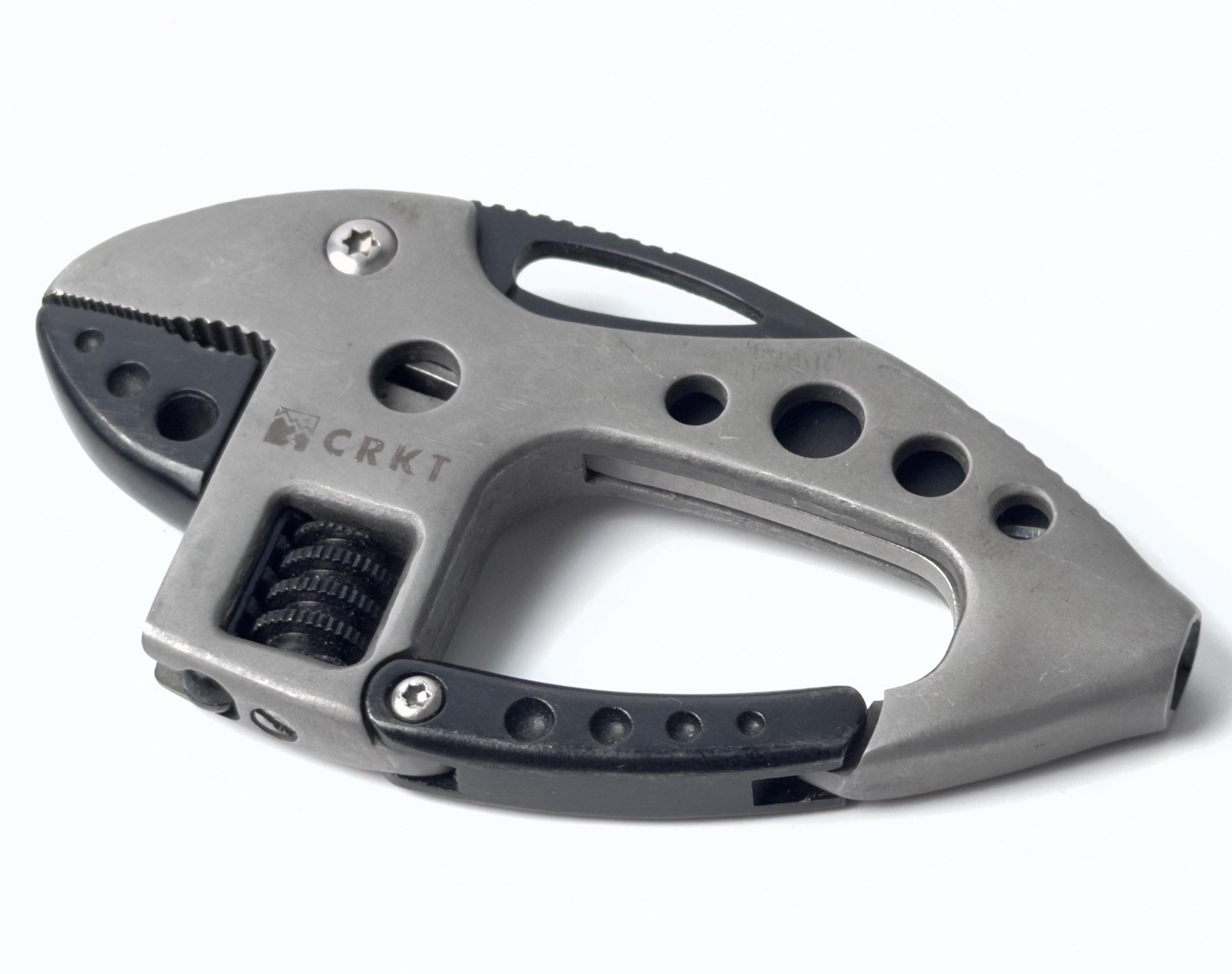 CRKT Guppie Multi-Tool Knife Adjustable Wrench Gray Black Stainless Steel