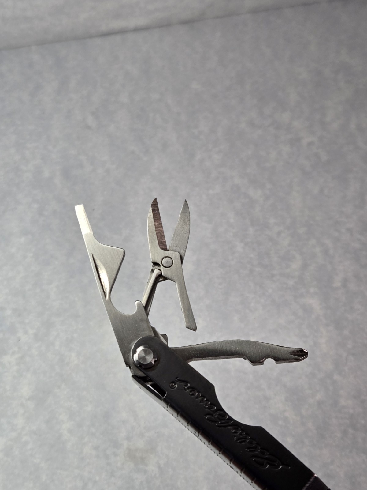 Eddie Bauer Silver Mini Multi-Tool Keychain 8-in-1 4″Open 2.5″Closed