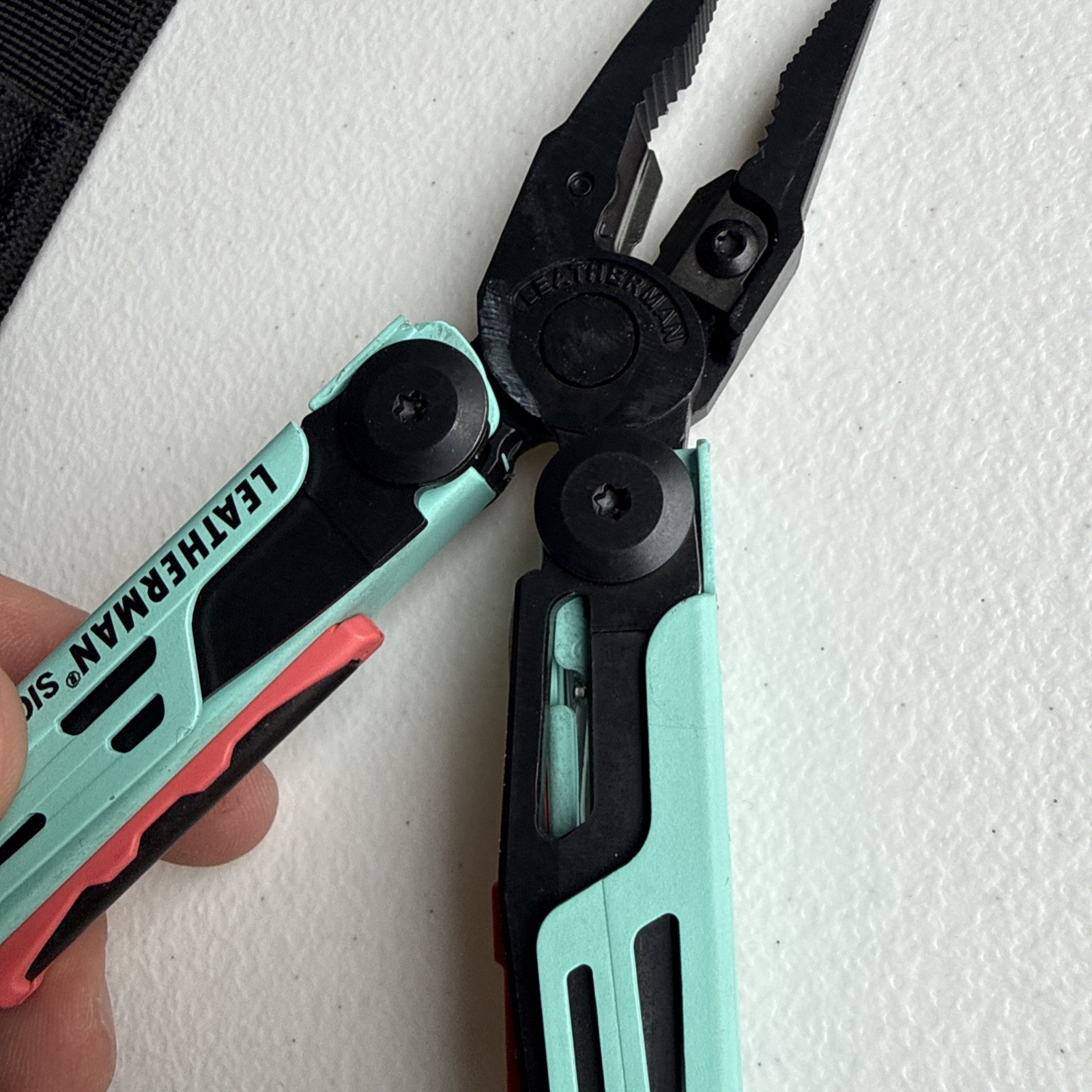 Retired Leatherman SIGNAL Multi-Tool Aqua/Black Oxide