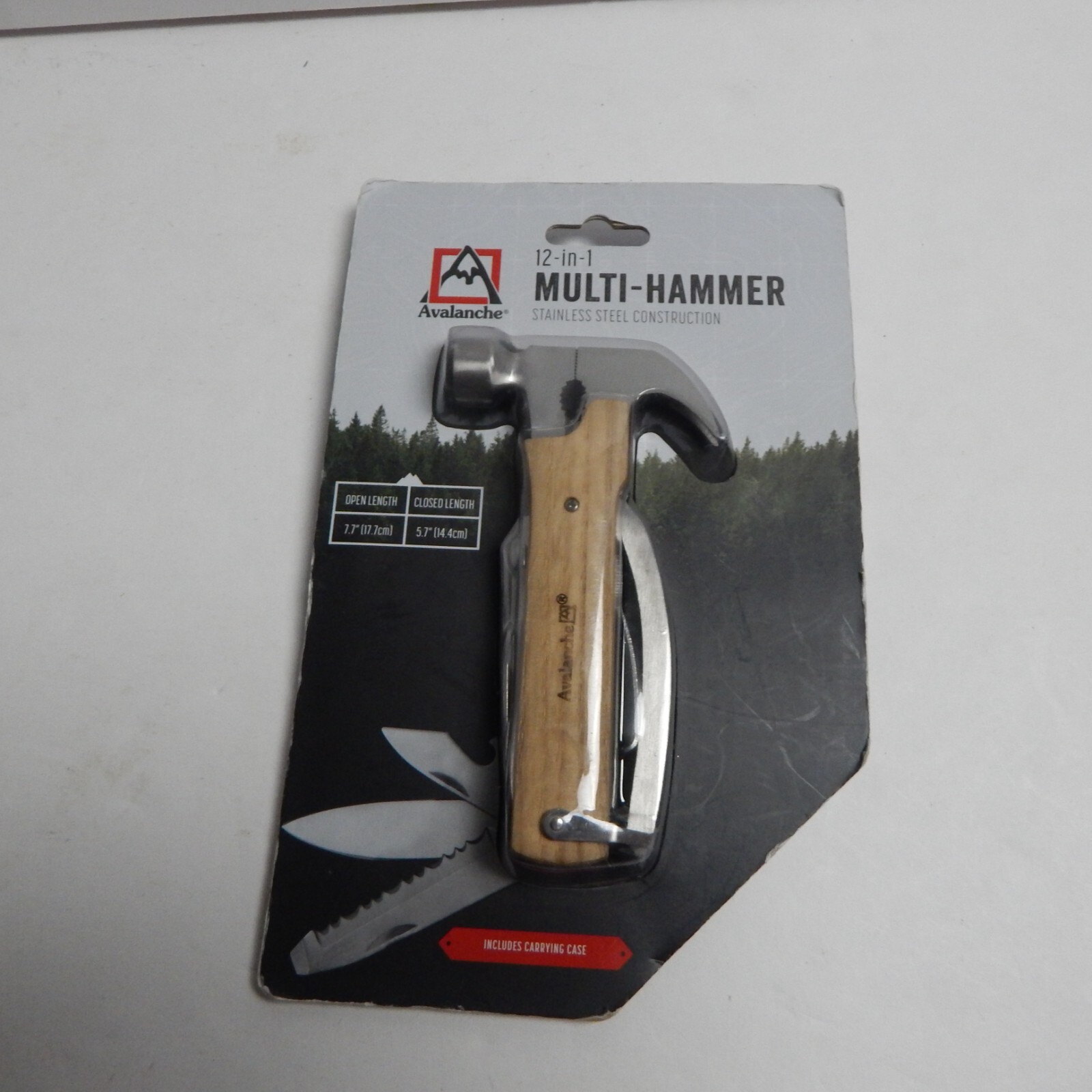 Avalanche 12-in-1 Multi Hammer Durable Construction w/Carrying Case New Unopened