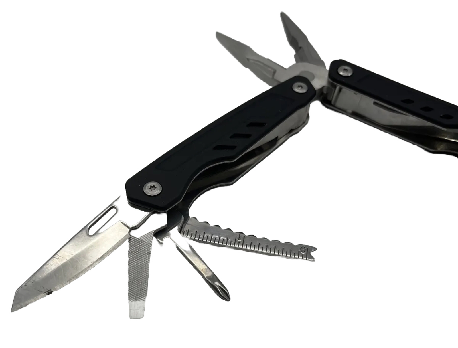 Ozark Trail Multi-Tool Pocket Knife Piers Saw Screwdriver W/Shealth Camping