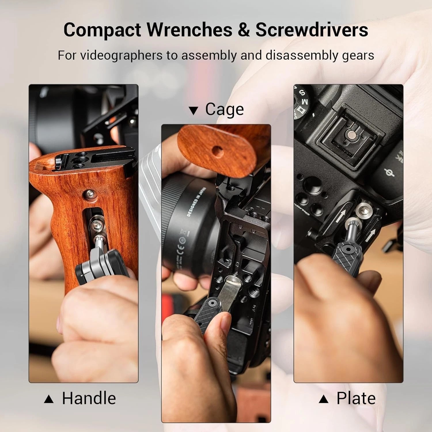 7-in-1 Folding Multi-Tool Set for Photographers – Compact & Portable