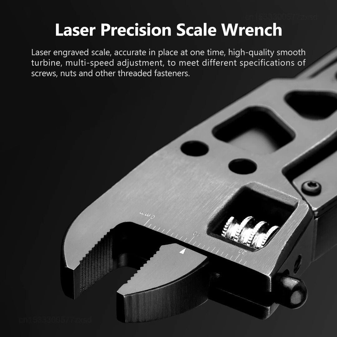 9 In 1 Wrench Knife Folding Multi-Purpose Pliers Wood Saw Slotted Screwdrivers