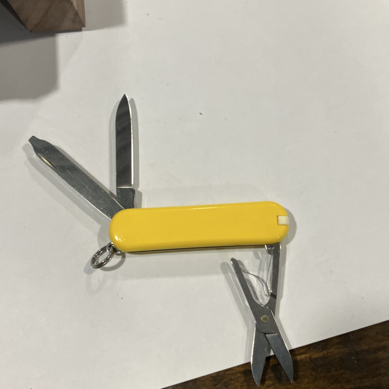 Victorinox Yellow Stainless Steel Multi-Tool Knife Scissors File