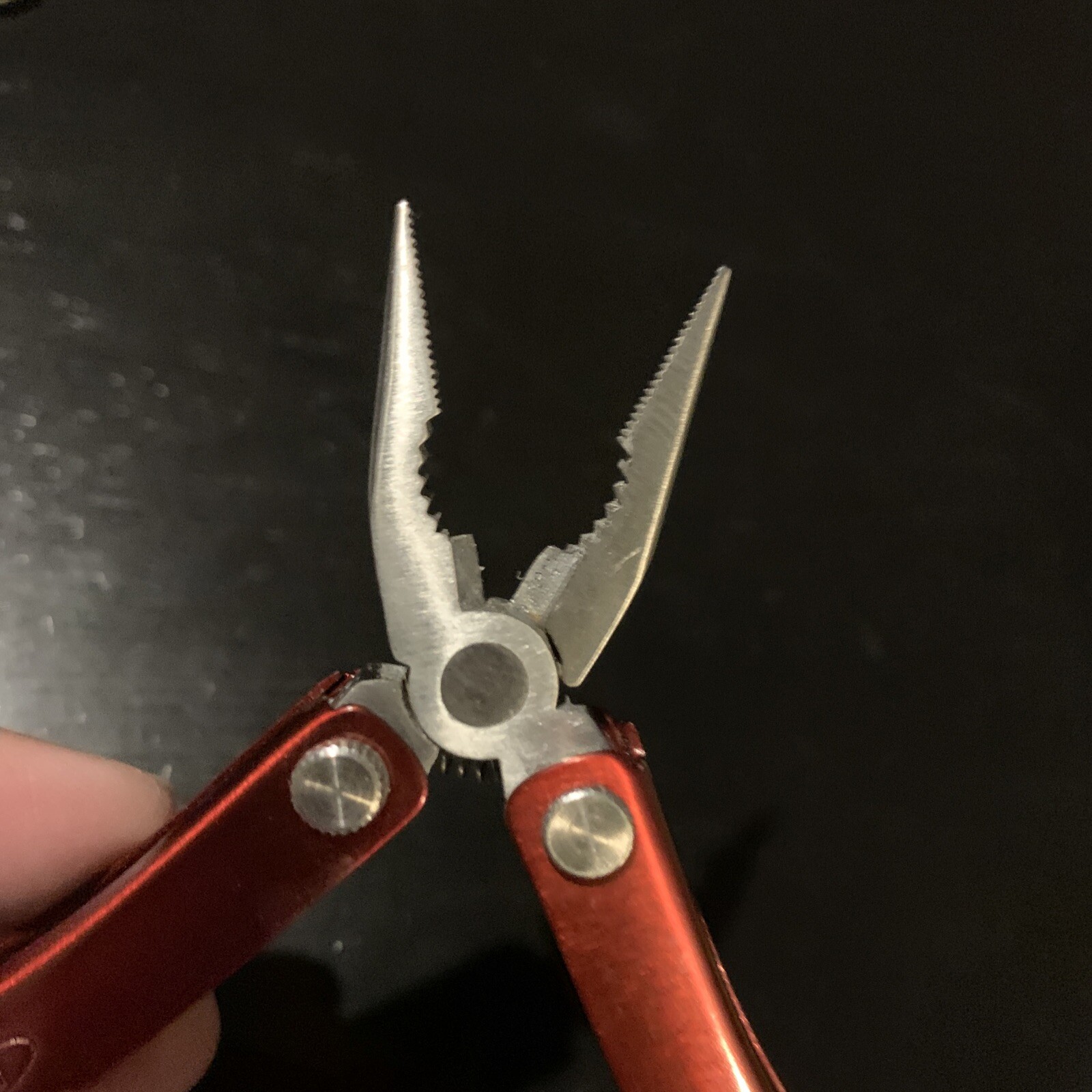 Vintage Micro Extreme Pro Series Multi-tool Red Stainless Steel Titanium Tool
