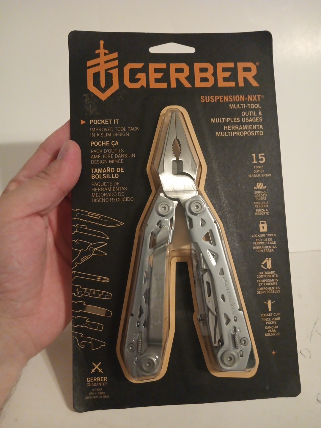 GERBER SUSPENSION NXT STAINLESS STEEL MULTI TOOL 15 TOOLS IN 1-BRAND NEW SEALED