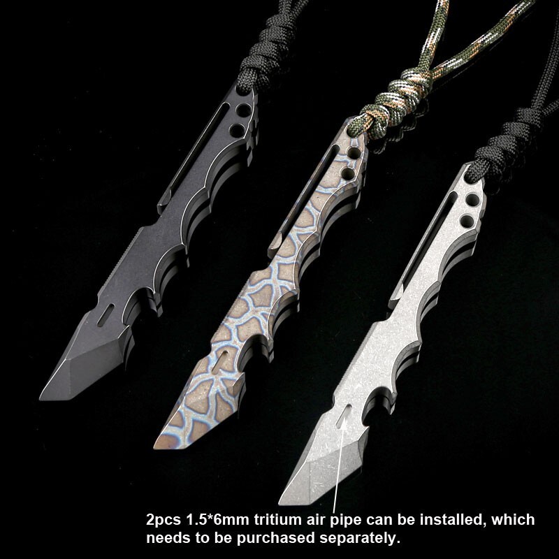 EDC Titanium Alloy Pocket Outdoor Multi Tools Pry Bar Crowbar Opener Cutter Tool