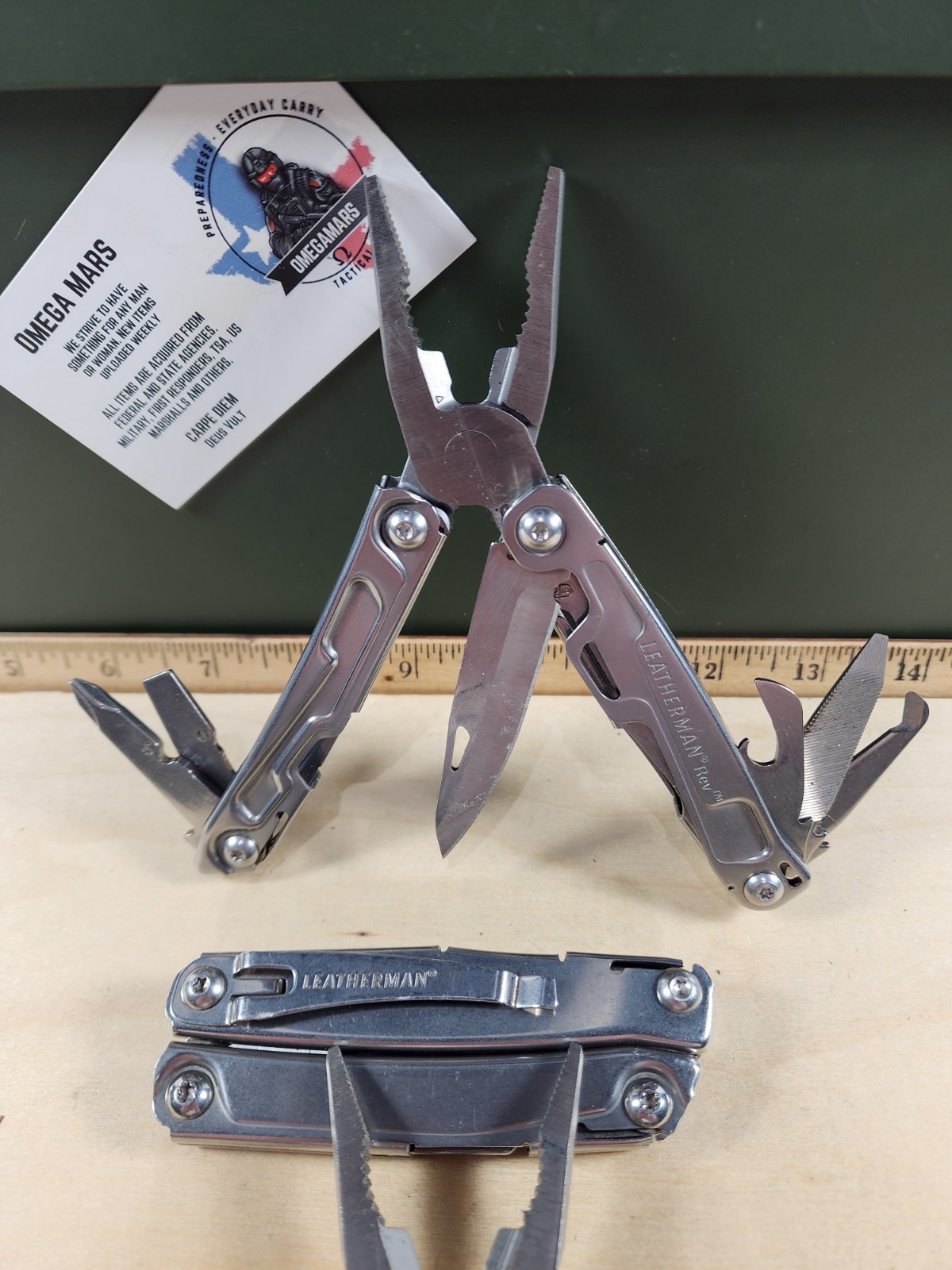 Leatherman Rev one at random great conditions. x1(ONE) per order