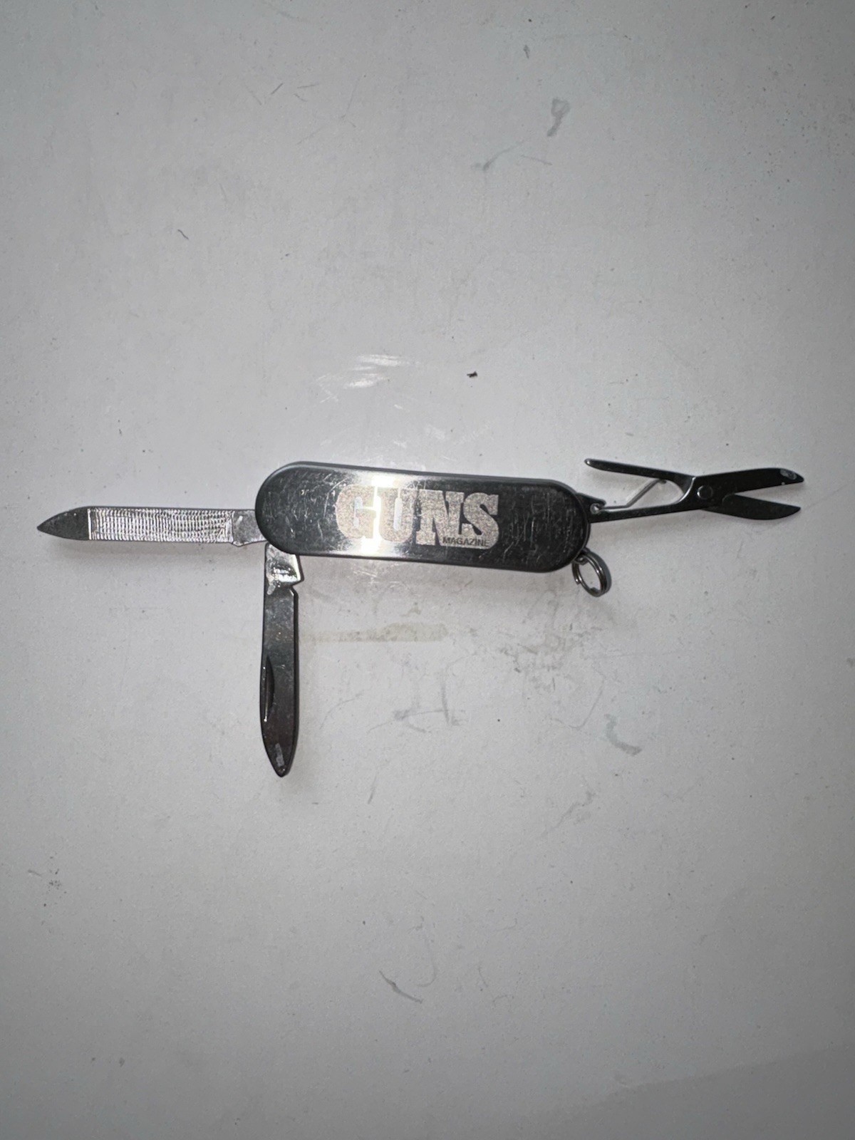 Multi-tool Keychain With Inscription American Handgunner By Guns Magazine