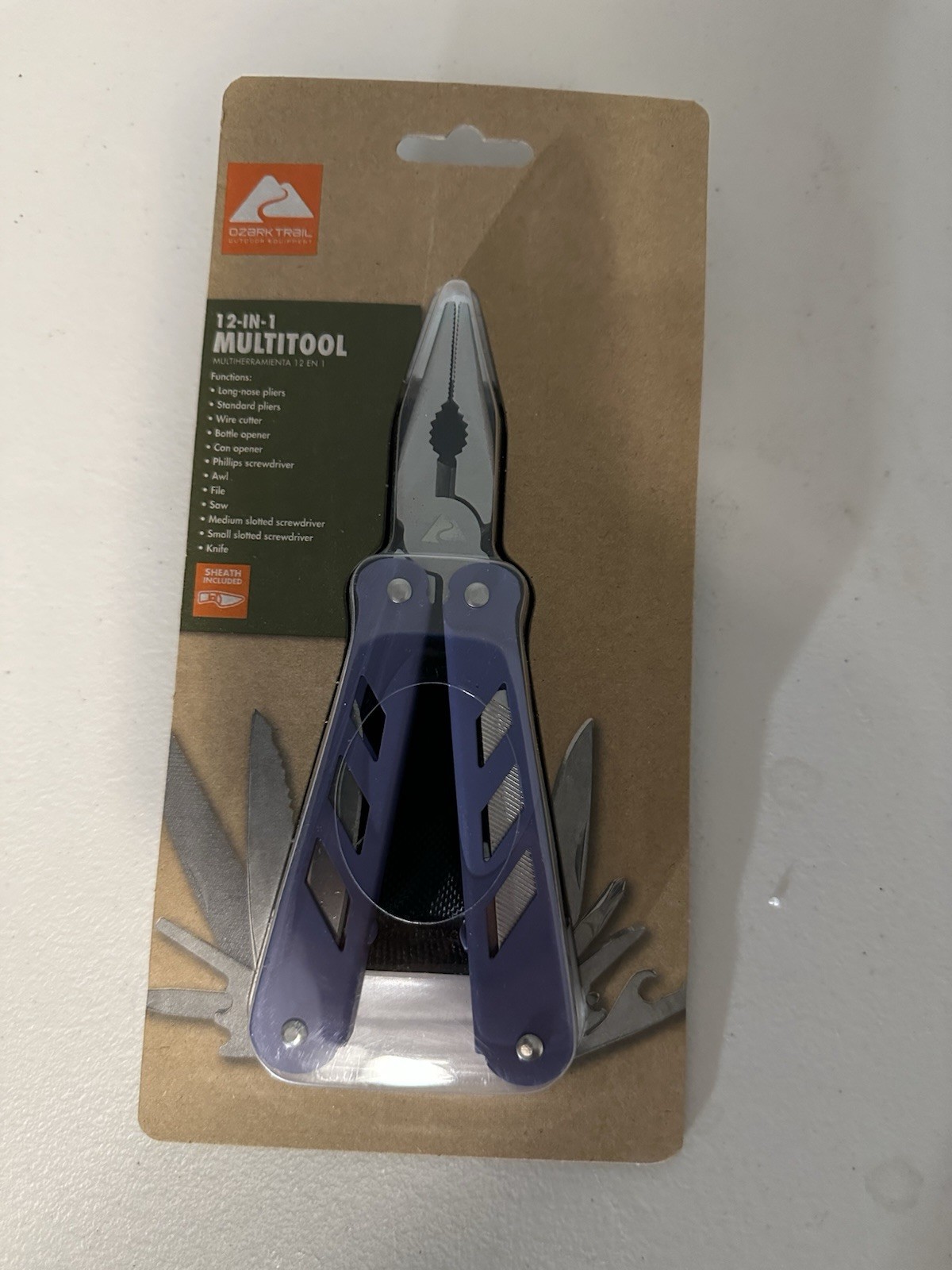 NEW Ozark Trail Outdoor Equipment 12-In-1 Multitool with Sheath Included
