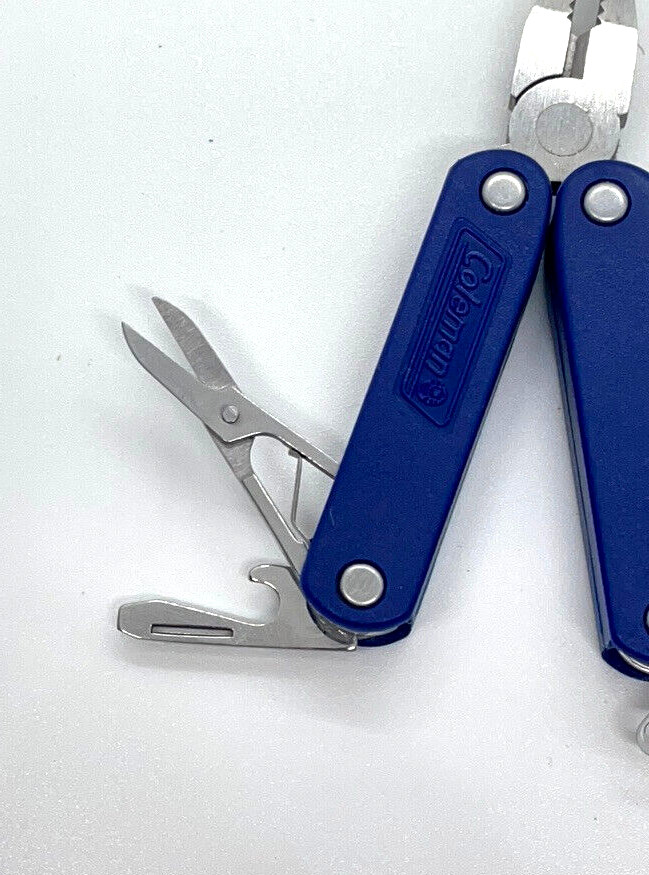 Coleman Mini Multi-Tool Lot Of 3 Pliers Knife Scissors Flashlight Camping EDC
