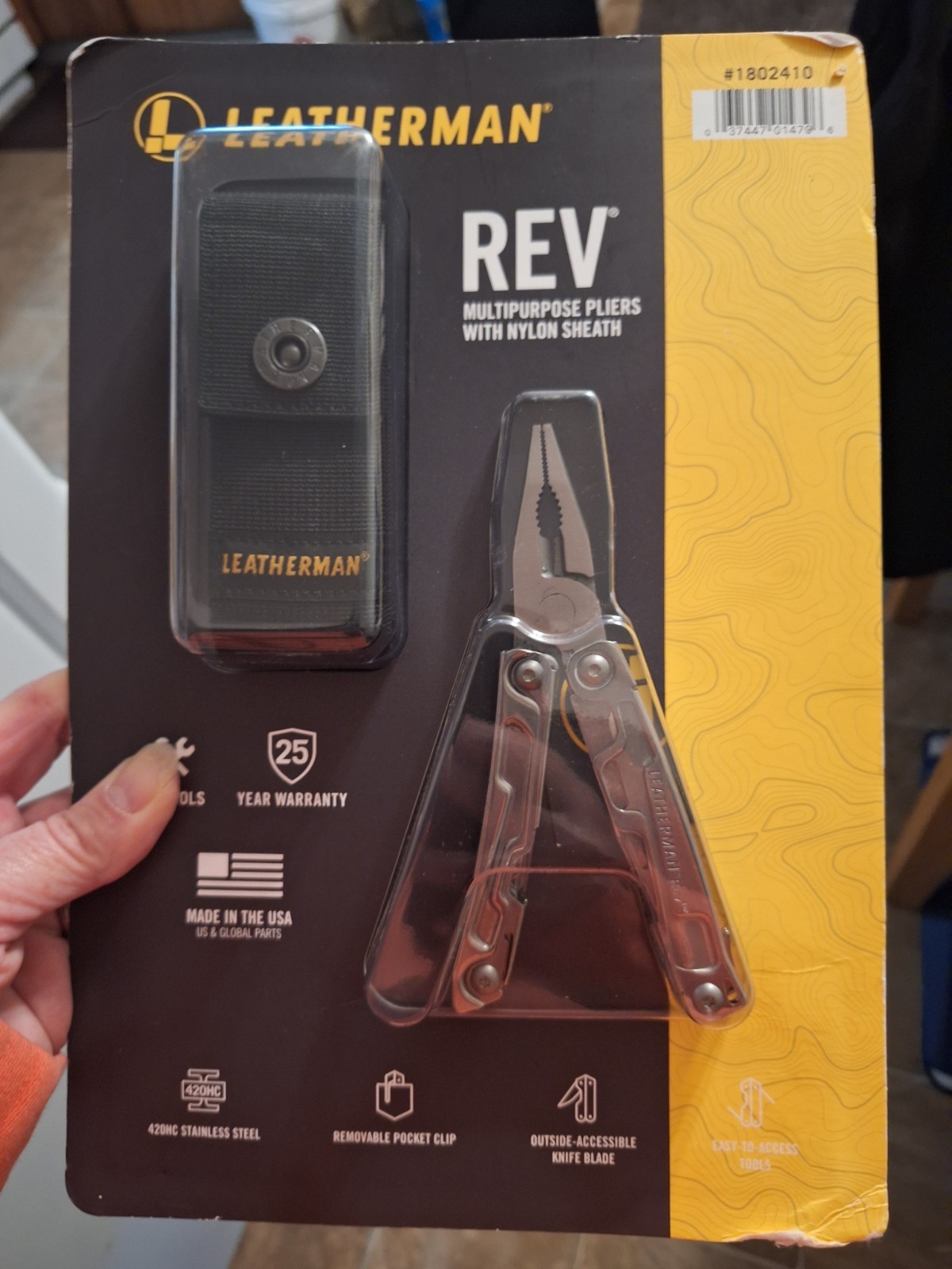 Leatherman Rev Multi-Purpose 14 Tools with Nylon Sheath