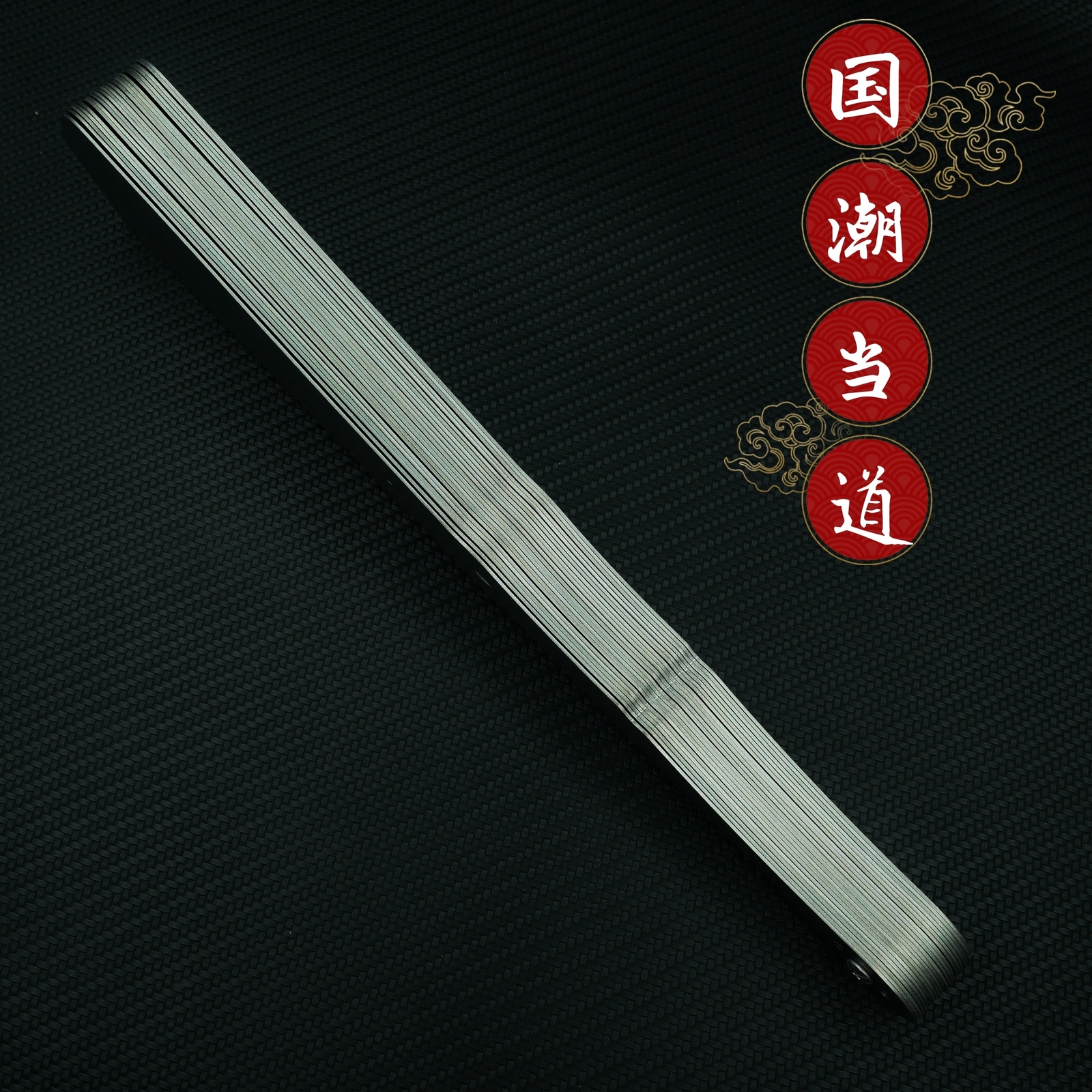 New Tactical Titanium Alloy Folding Fan Portable Martial Art Kung Fu Tai ji Fan