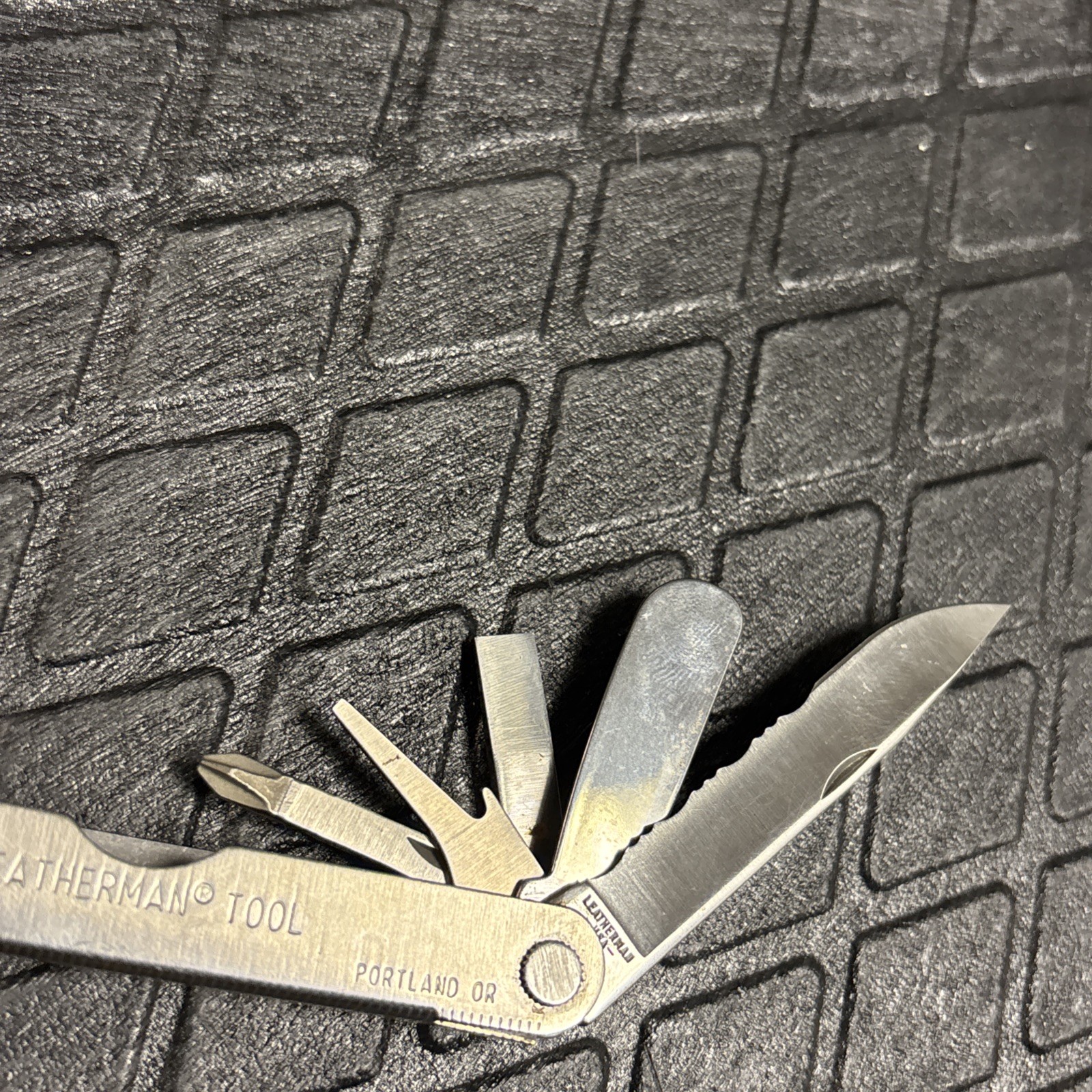 Leatherman Flair Multi Tool Folding Knife Corkscrew Rare Stamped 10/99