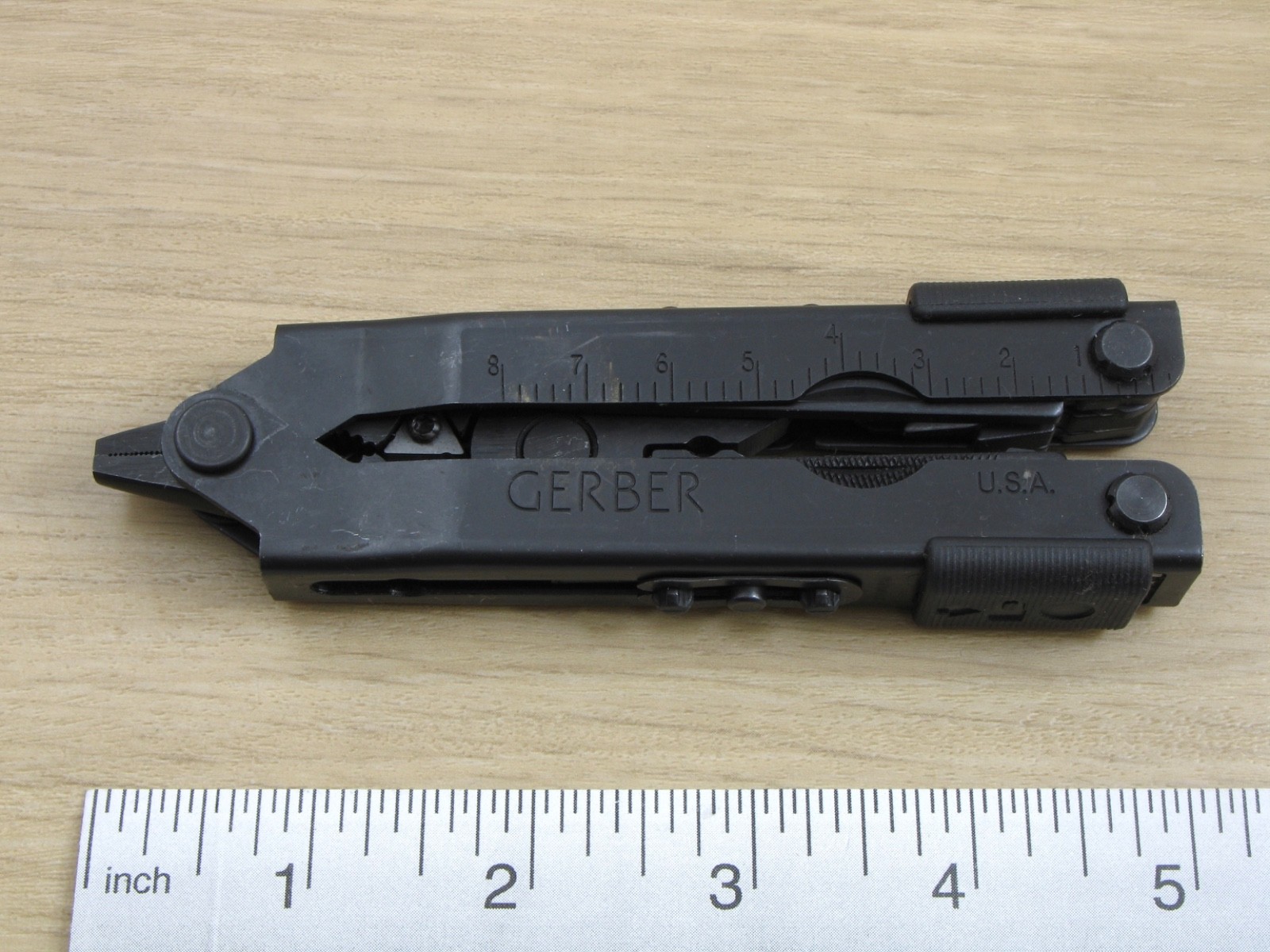Gerber MP600 Multi-Tool Multi-Plier Needlenose Carbide Cutters, Black Oxide