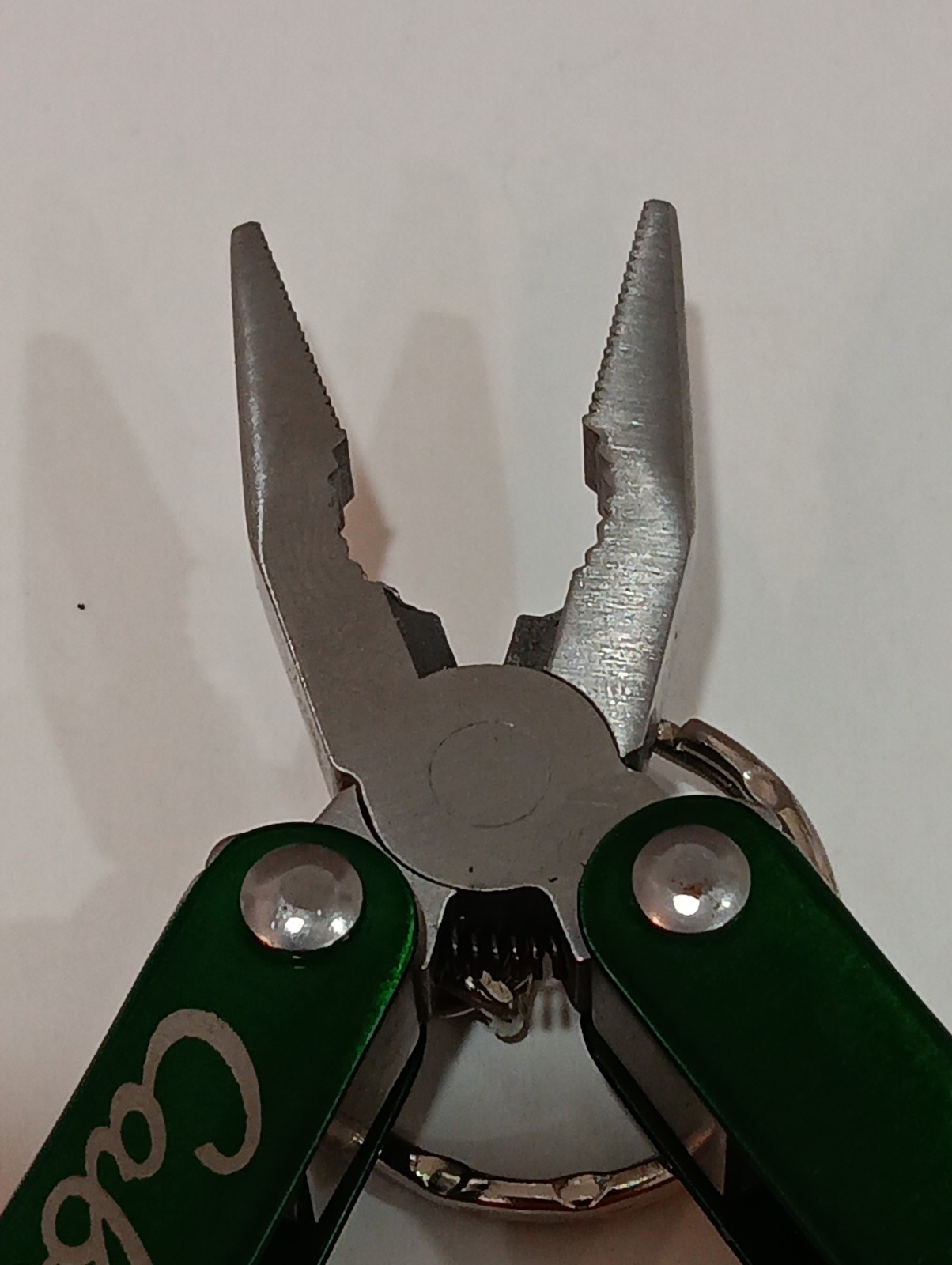 Cabela’s Mini Multi-Tool Pocket Knife Green Keychain With LED Light Multi Tool